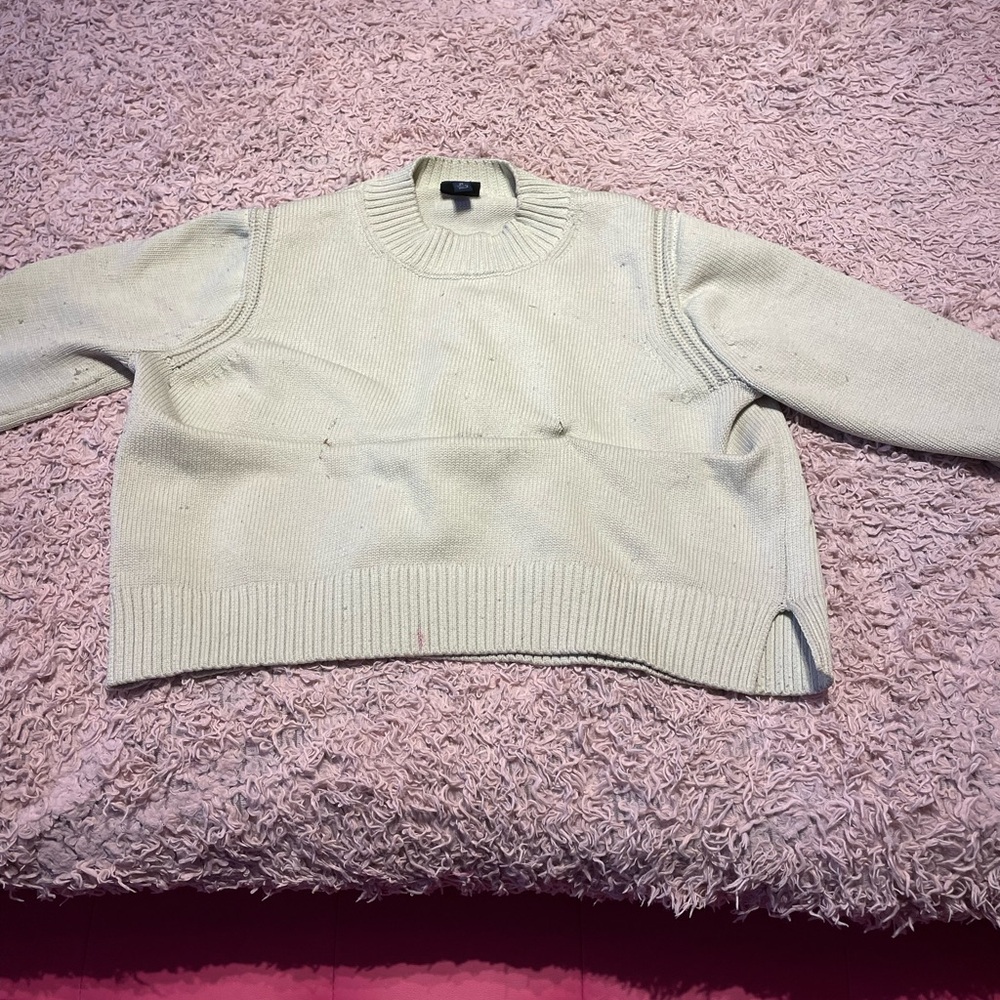 Scoop mint green full length sweater Size XL top #knitwear